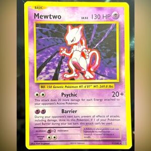 Mewtwo 51/108 Pokémon card